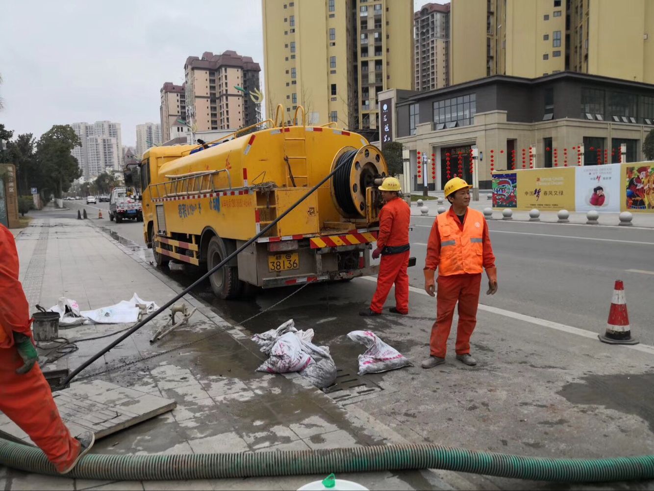 盐池排污管道清淤-管道清洗